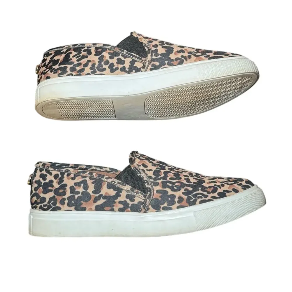 Steve Madden Symba Leopard Slip-On Sneakers Women’s 6.5